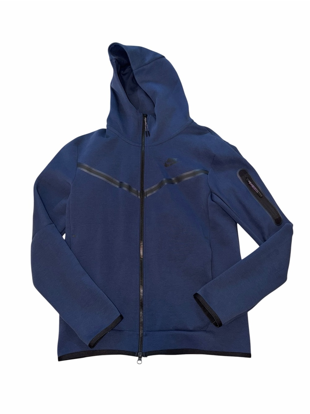 Nike tech fleece Windrunner mens S blue hoodie